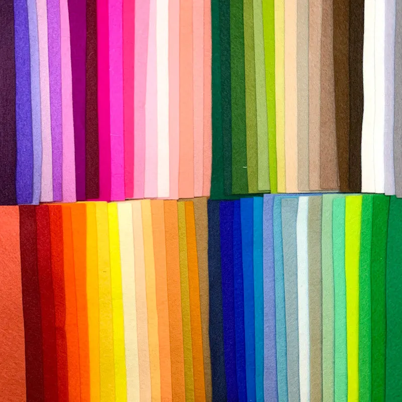 100% Wool Felt ULTIMATE Set, 20cm x 30cm