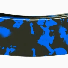 1.18" Premium Key Rings 5x Coatings (Azure Blue)