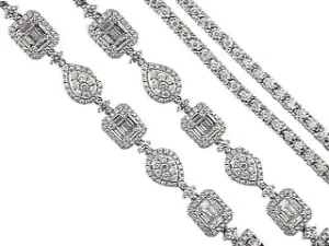 14.96CT TW Diamond Statement Necklace