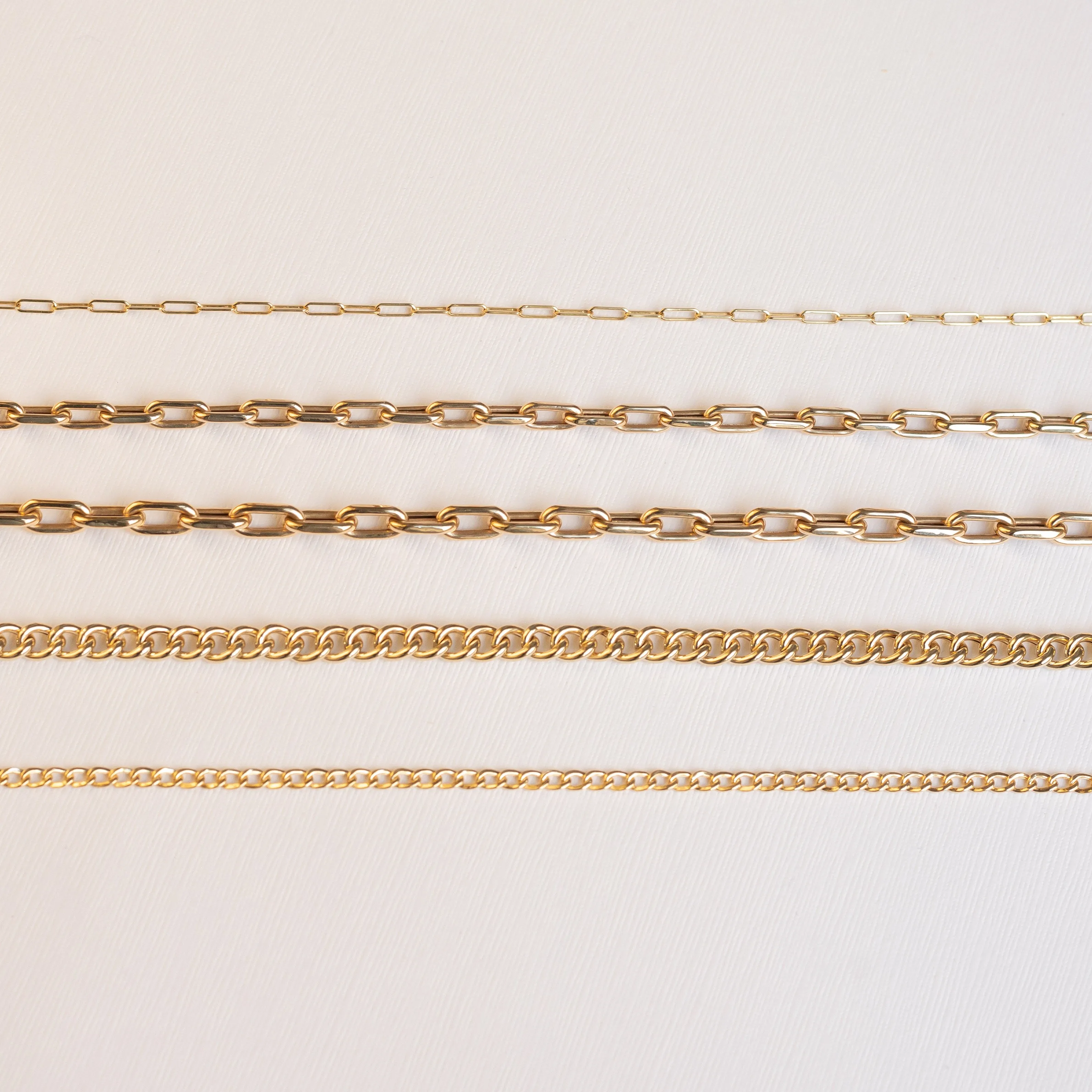 14k Gold Extra Large Open Link Chain Necklace