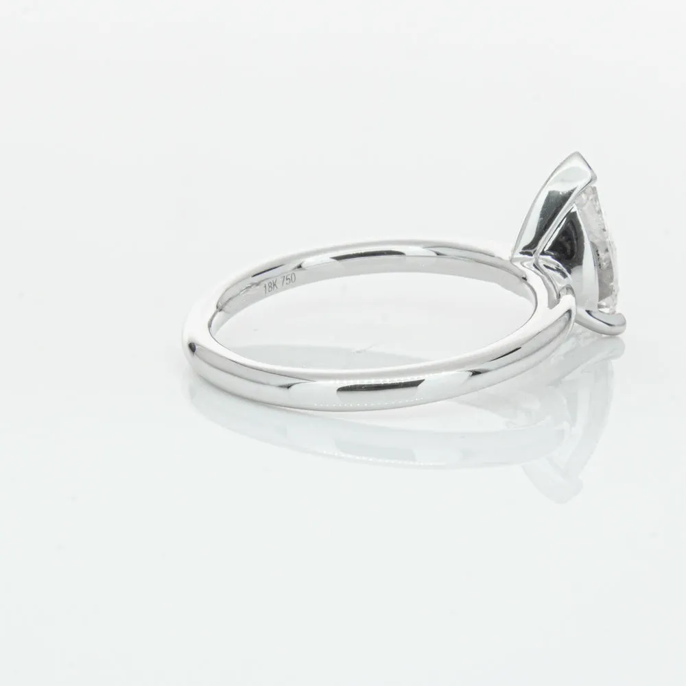 18ct White Gold 1.51ct Pear Cut Diamond Melba Ring