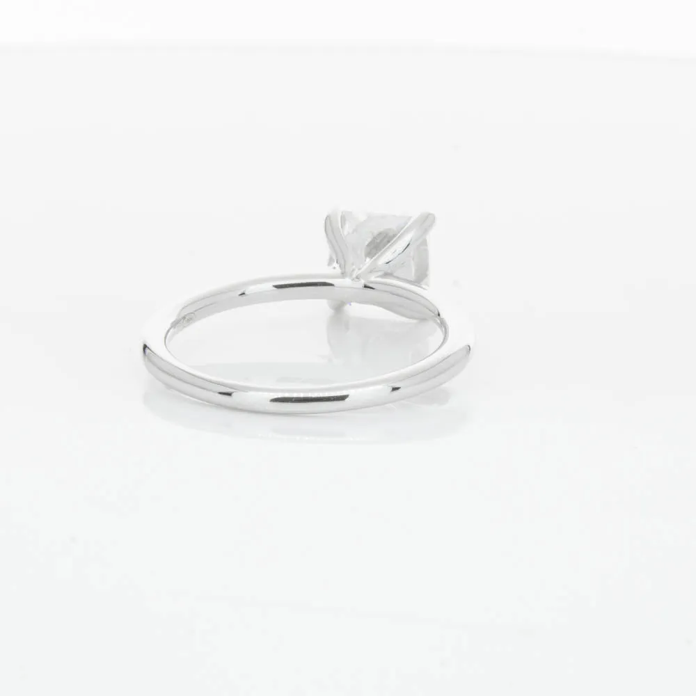18ct White Gold 2.01ct Radiant Cut Diamond Melba Ring