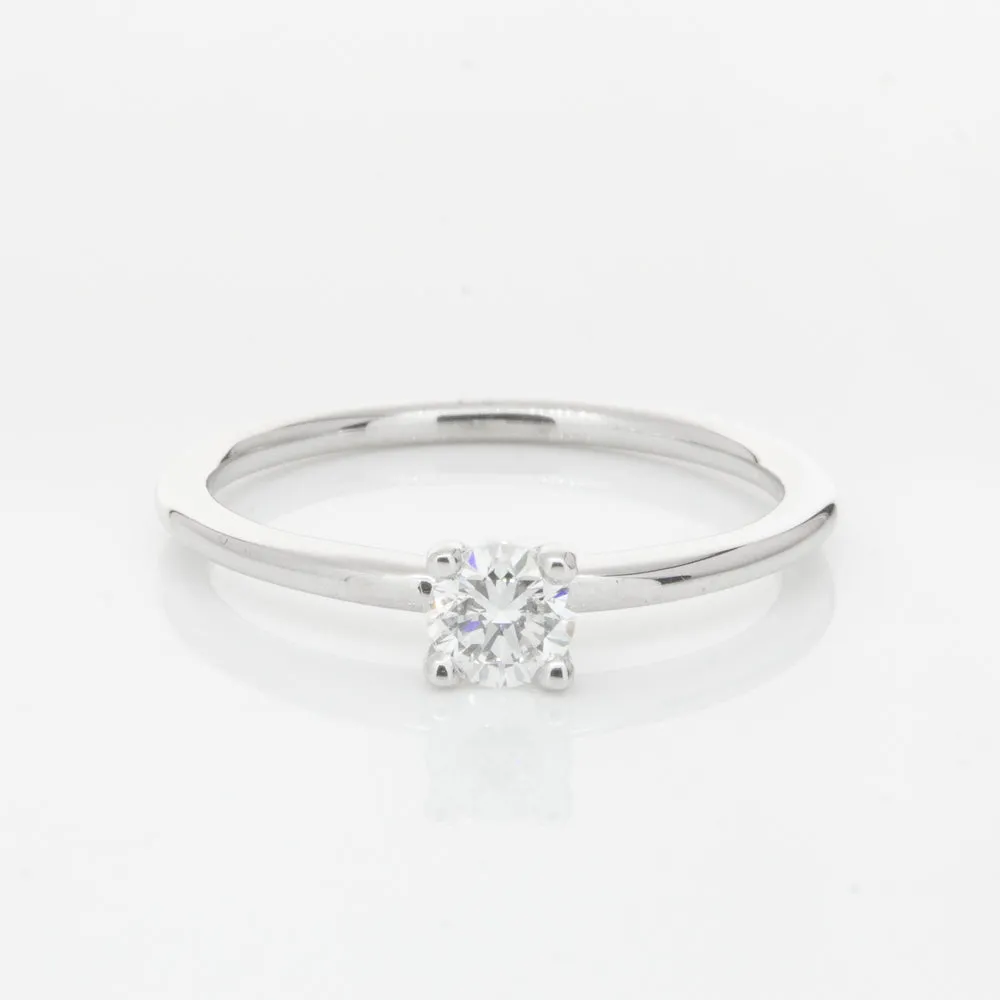 18ct White Gold .30ct Diamond Melba Ring