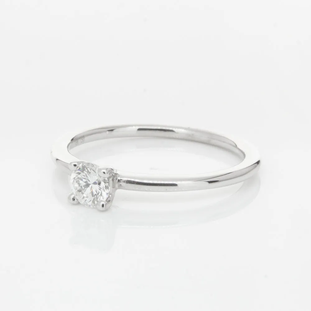 18ct White Gold .30ct Diamond Melba Ring