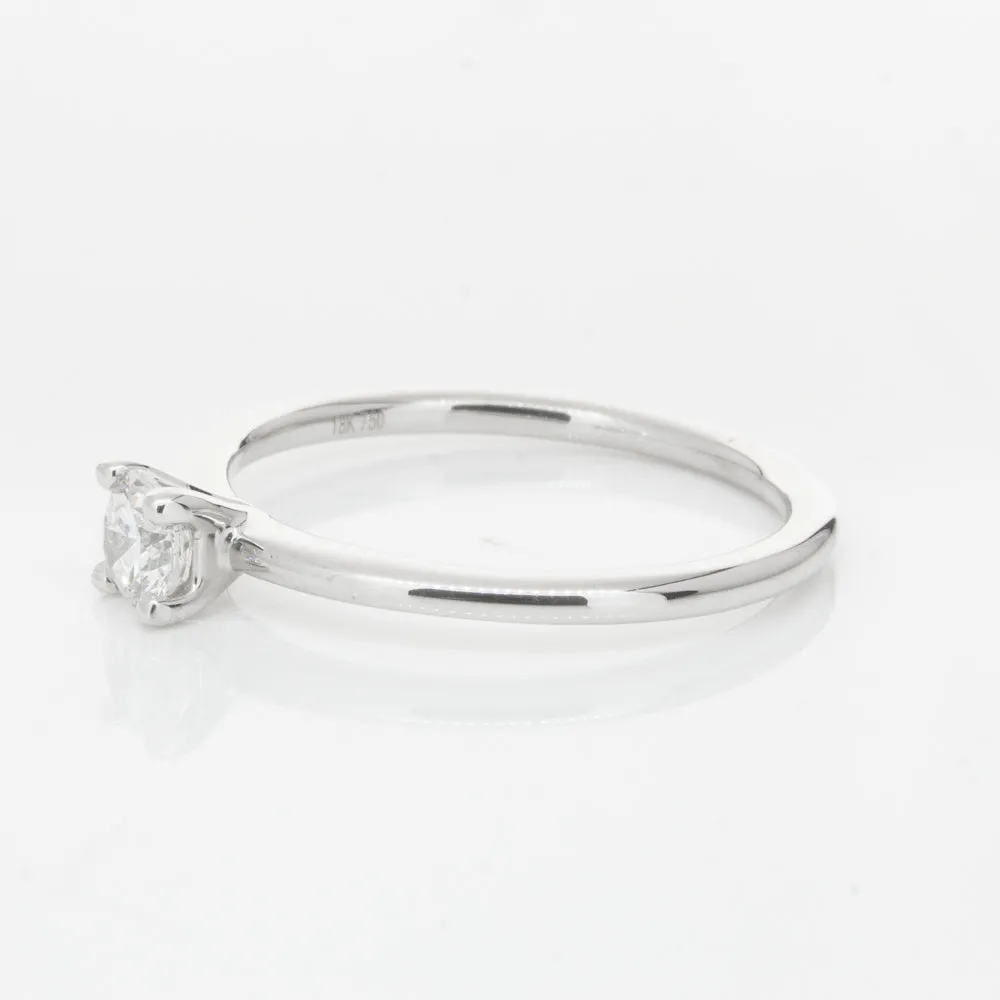 18ct White Gold .30ct Diamond Melba Ring