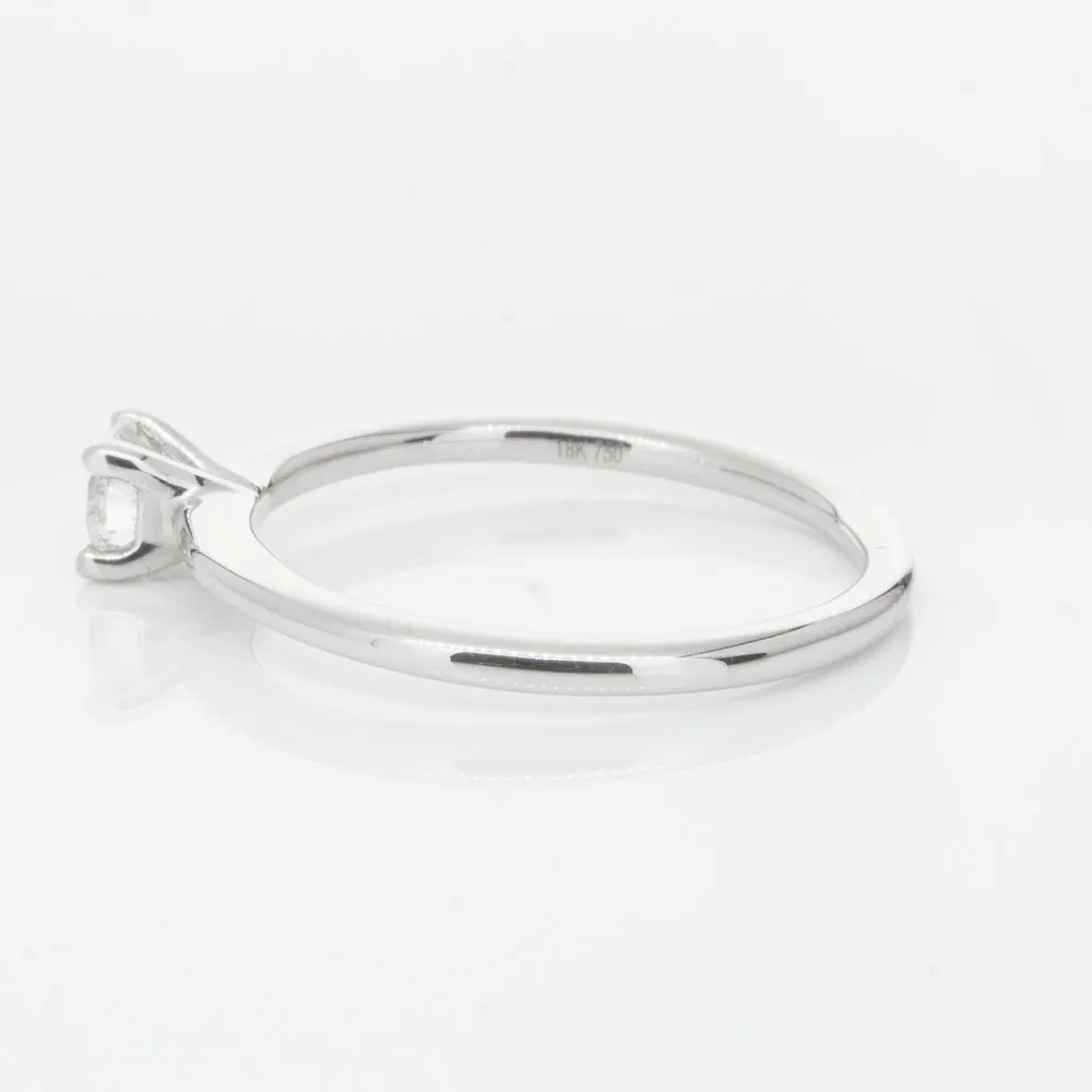 18ct White Gold .30ct Diamond Melba Ring