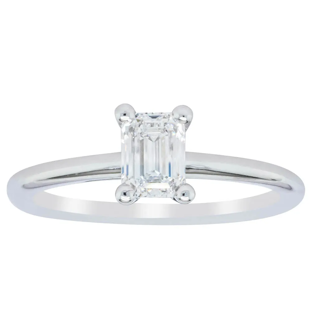18ct White Gold .70ct Diamond Melba Ring
