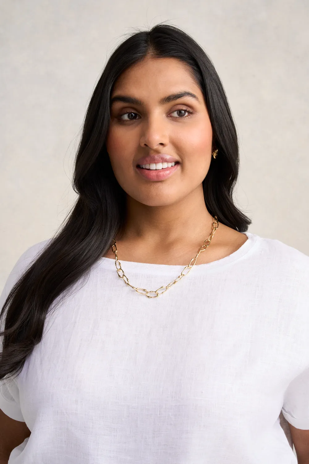 18k Gold Plated Isla Chain Necklace - Gold