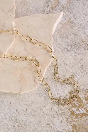 18k Gold Plated Isla Chain Necklace - Gold