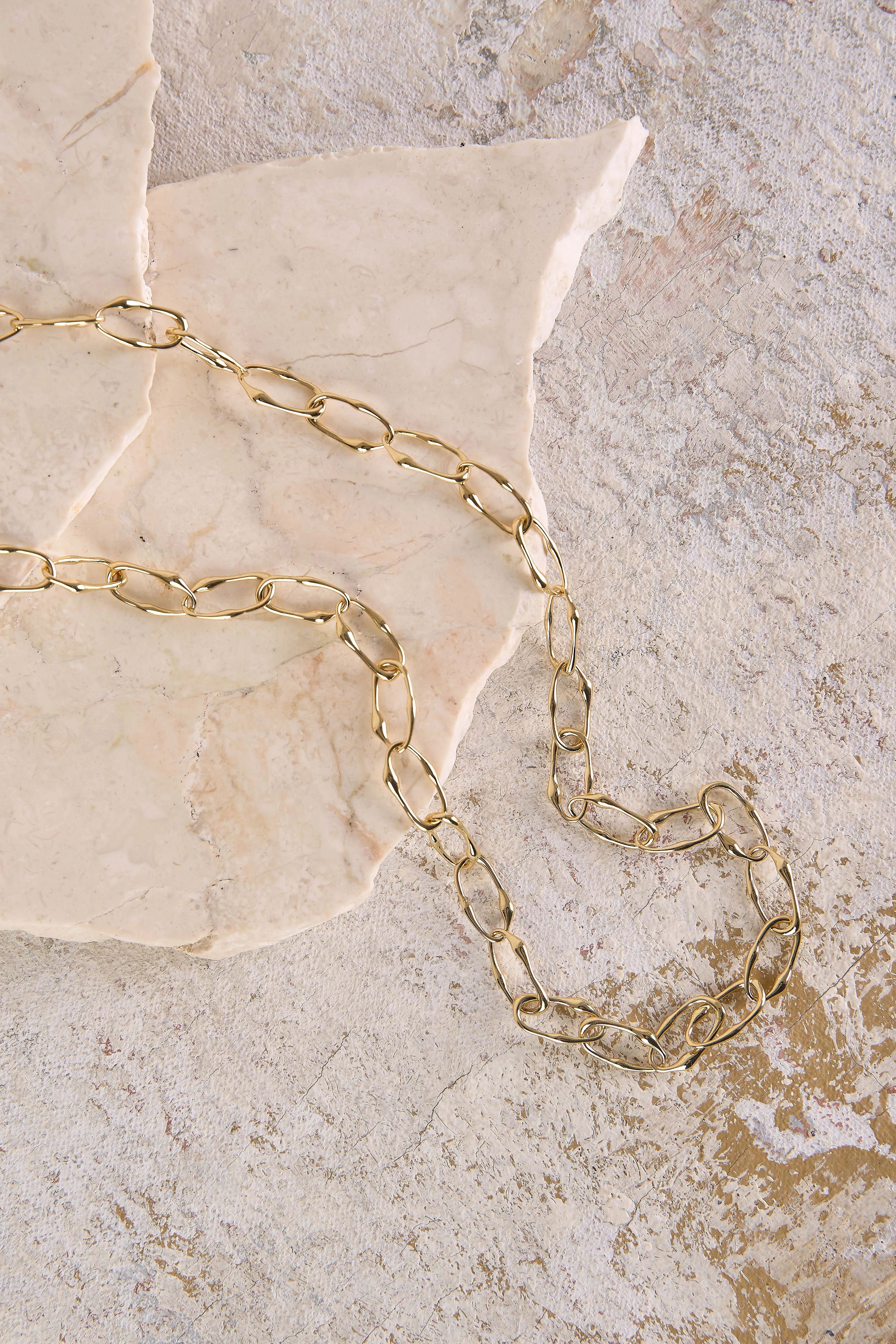 18k Gold Plated Isla Chain Necklace - Gold