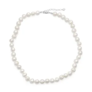 18" 2" White Cultured Freshwater Pearl Necklace