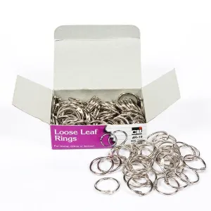 (3 Bx) Loose Leaf Rings 3/4 In
