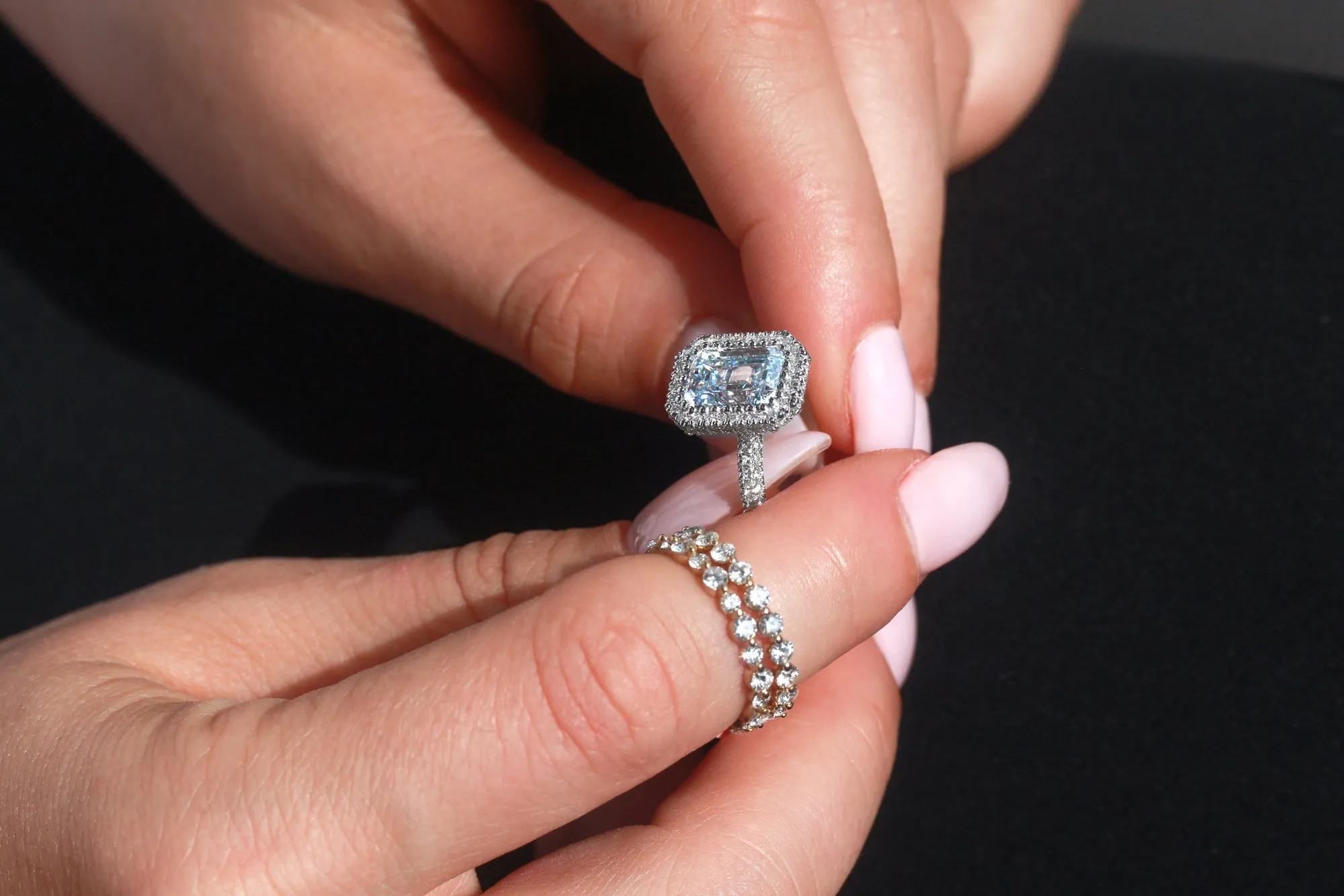 4.52ct Blue Diamond Ring (IGI)