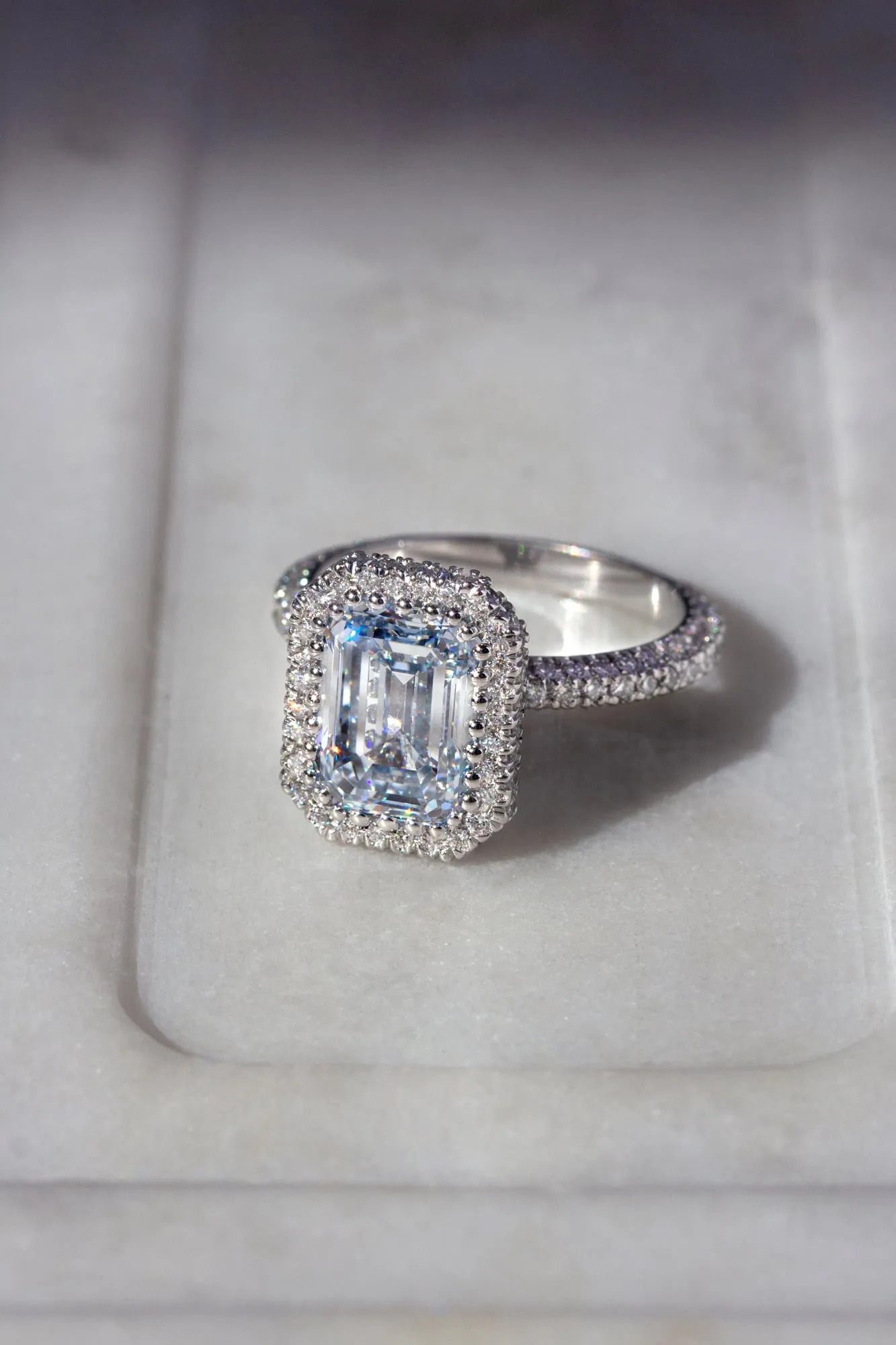 4.52ct Blue Diamond Ring (IGI)