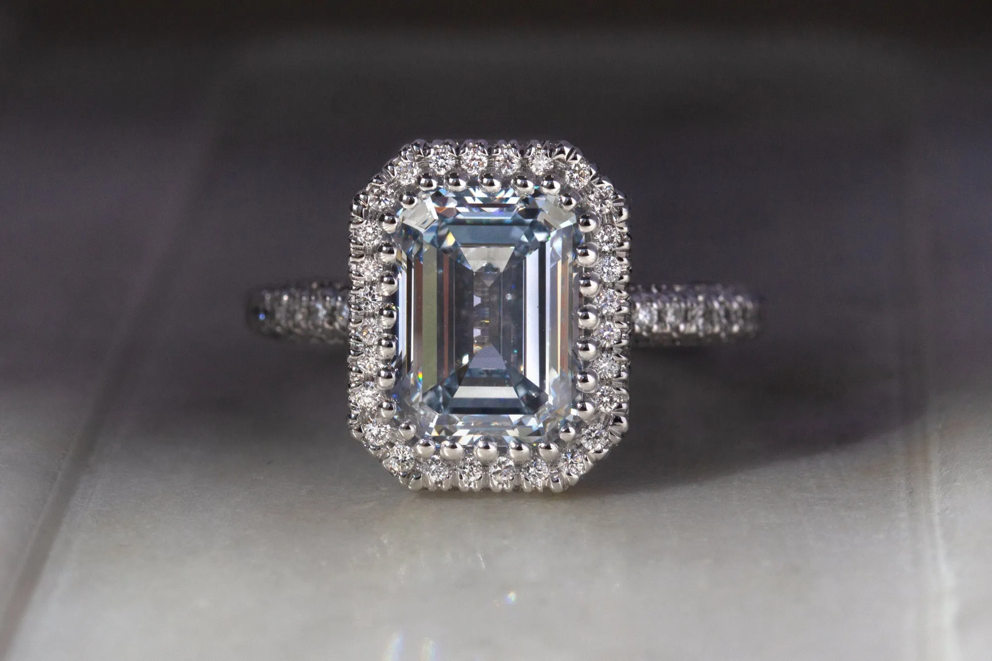 4.52ct Blue Diamond Ring (IGI)