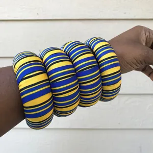 Adama Large Ankara Bangles Bracelets