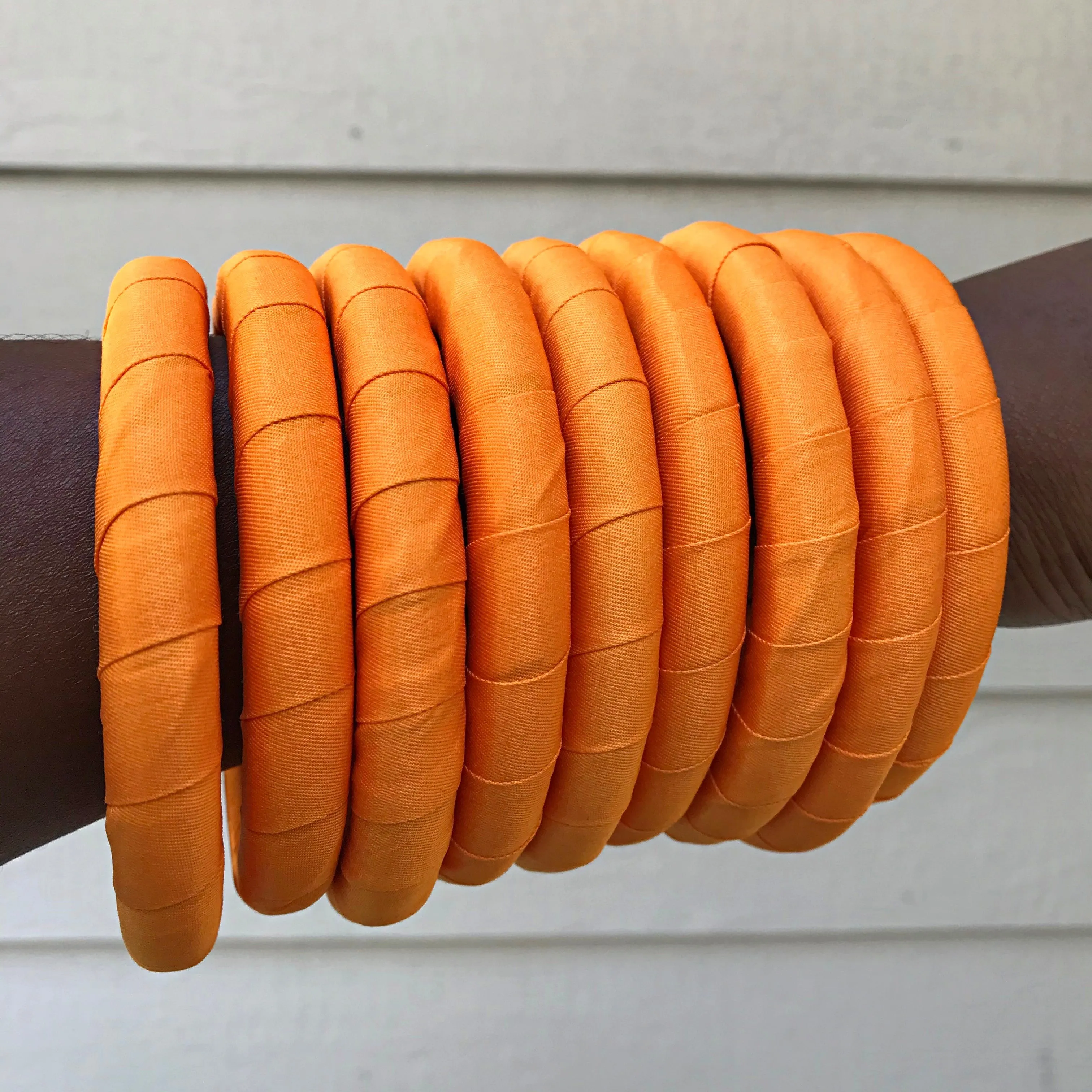 African Print Bangle Bracelets