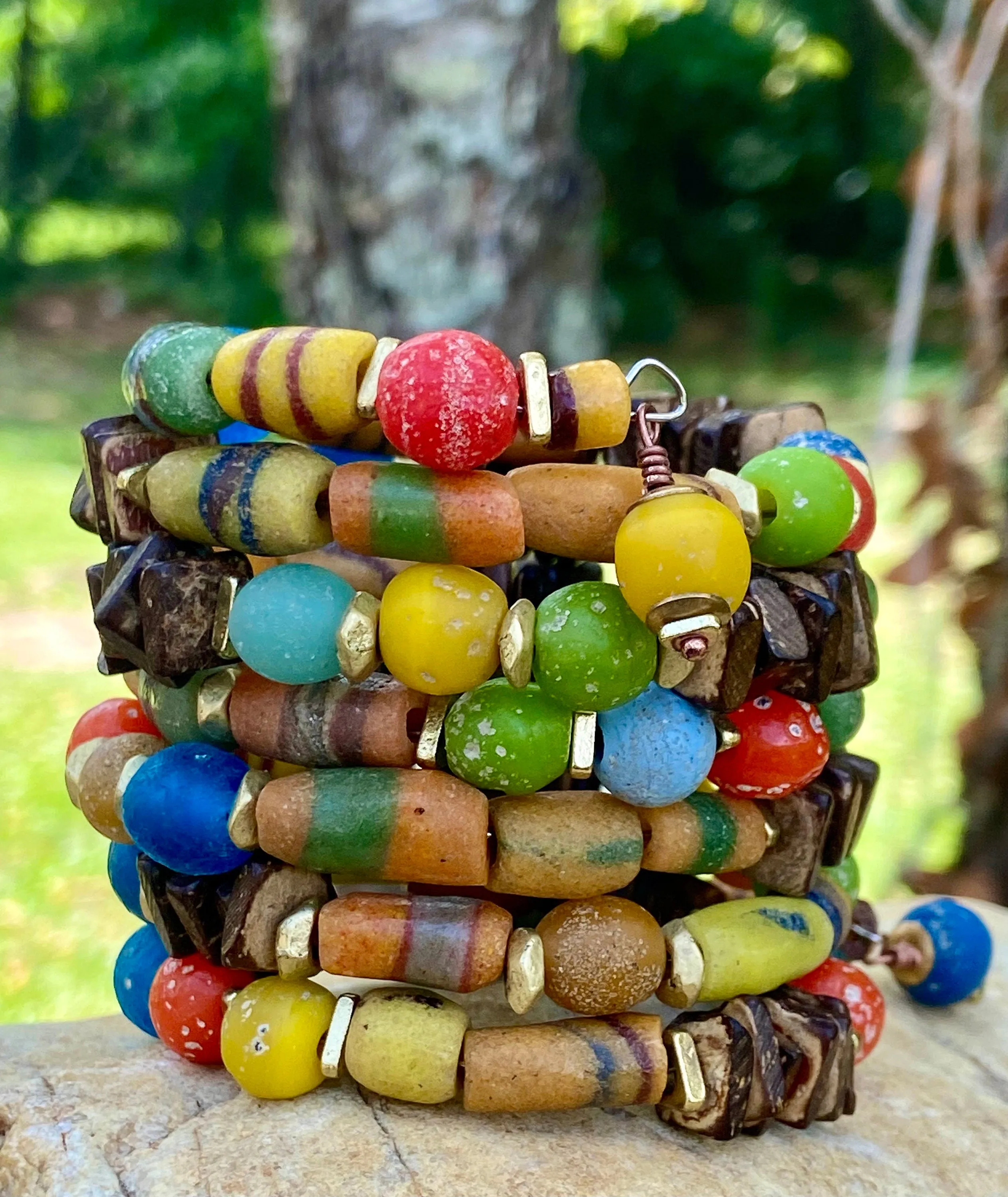 African Sandcast Bangles