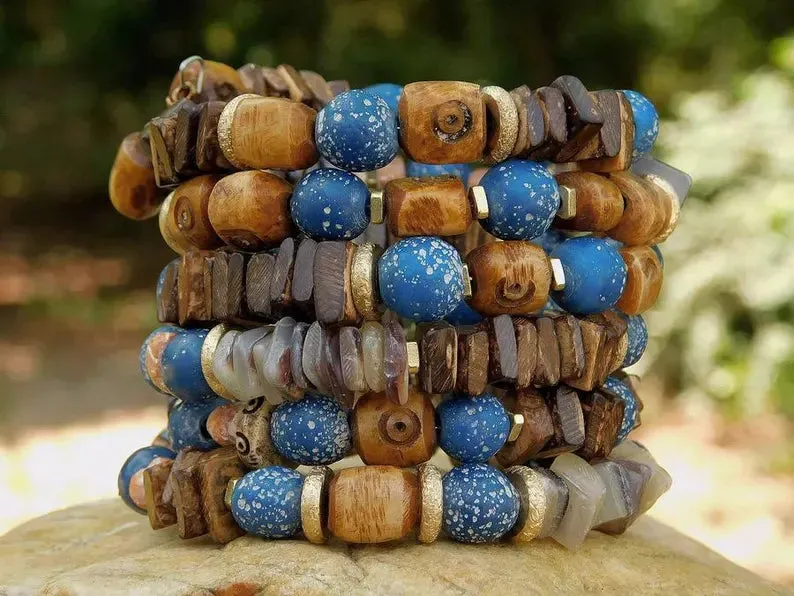 African Sandcast Bangles