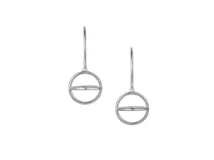 Amore Argento Sterling Silver Open Orb Hook Earrings