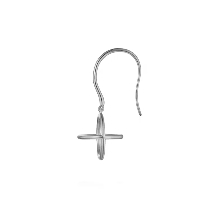 Amore Argento Sterling Silver Open Orb Hook Earrings