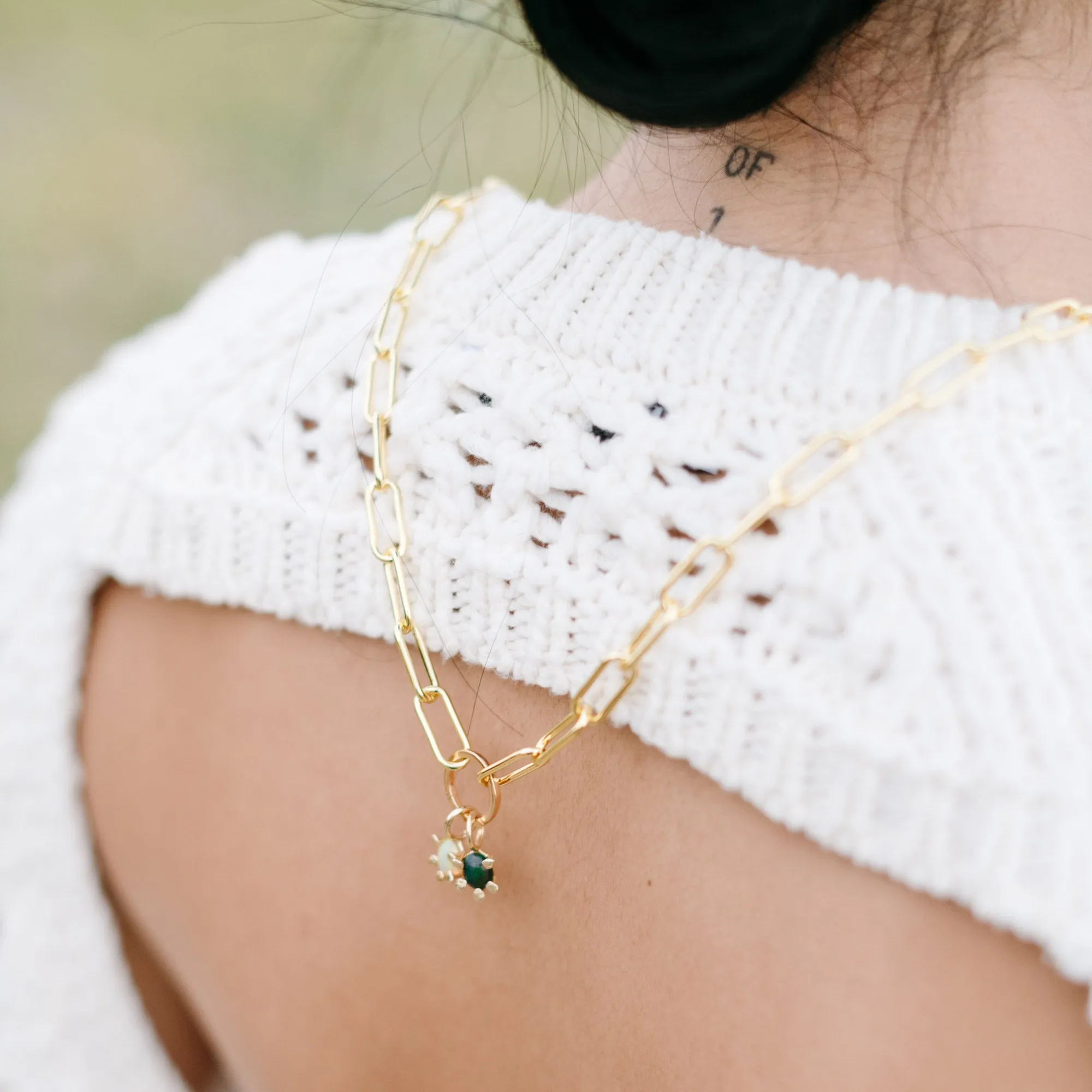 Aster Opal Charm Pendant