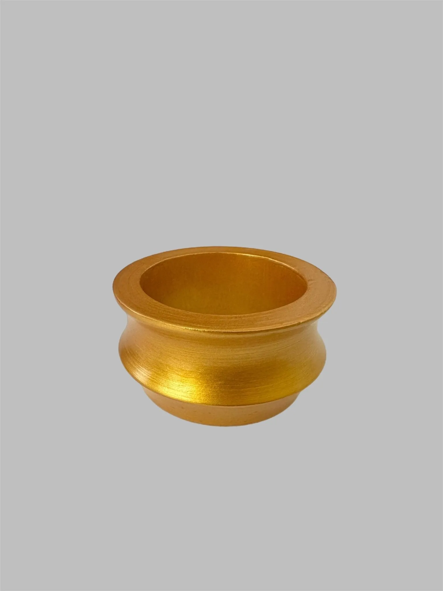 Aye Wura Honey Gold Chunky Wood Bangle