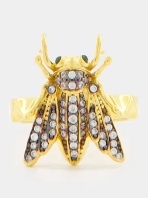 Baby Bee Pinky Ring