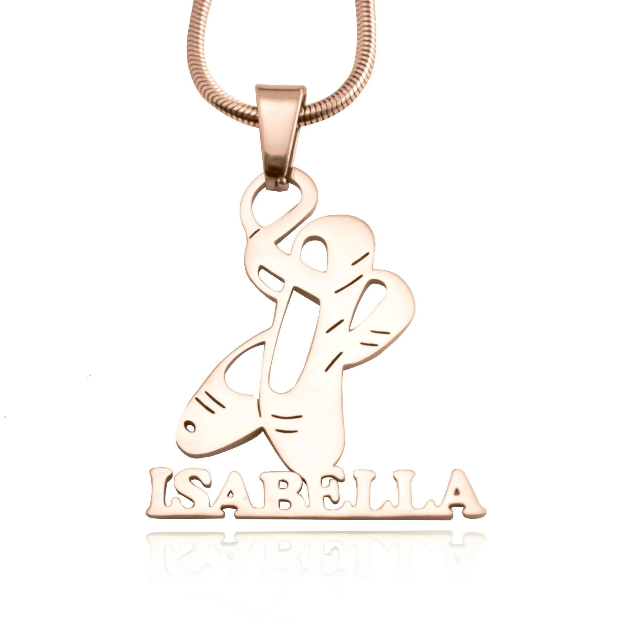 Ballet Name Necklace