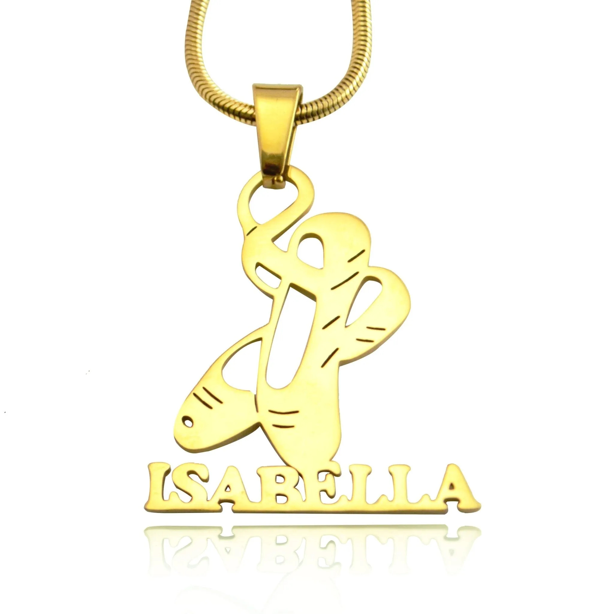 Ballet Name Necklace