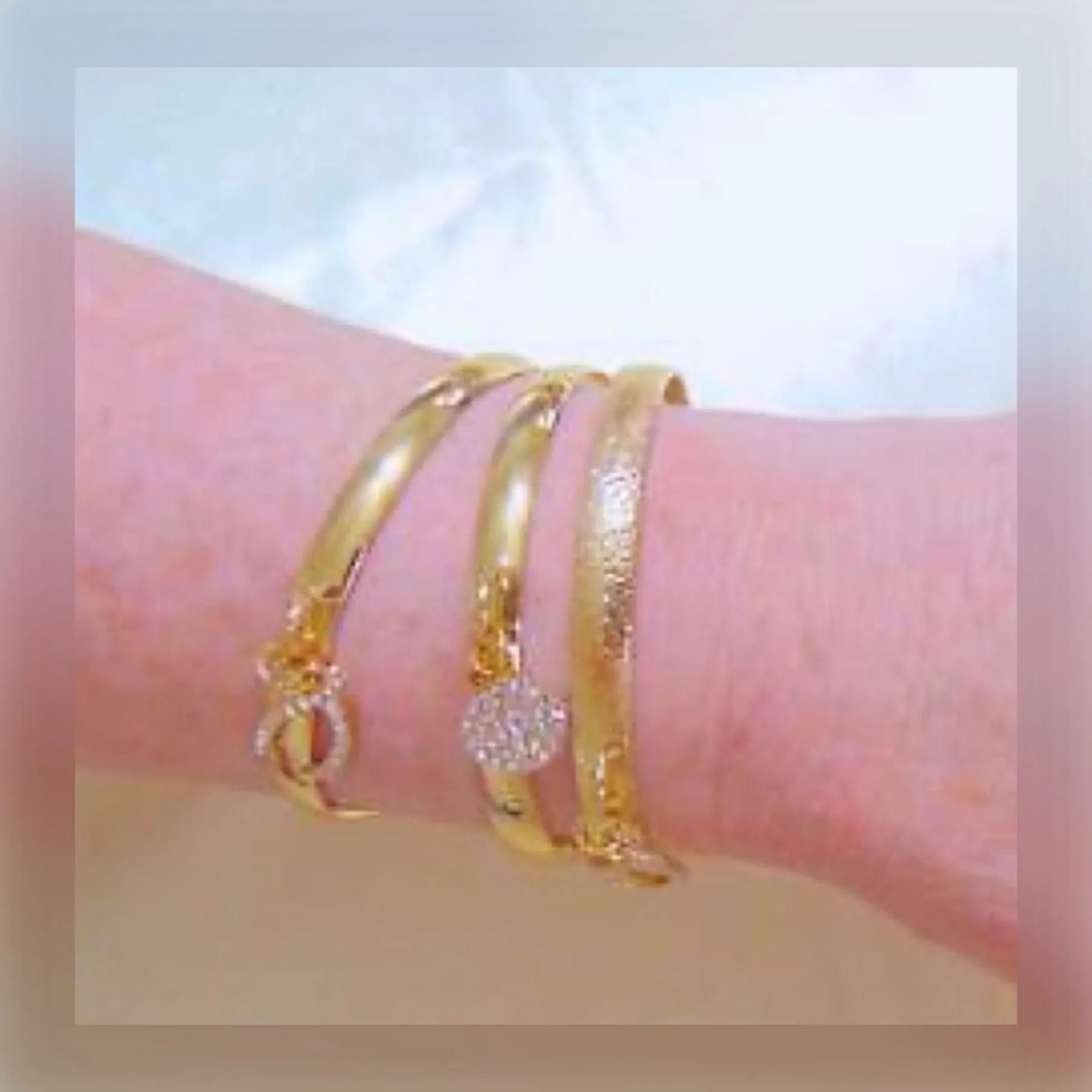 Bangle Set I.N.C. Gold Tone 3-Piece Wishbone