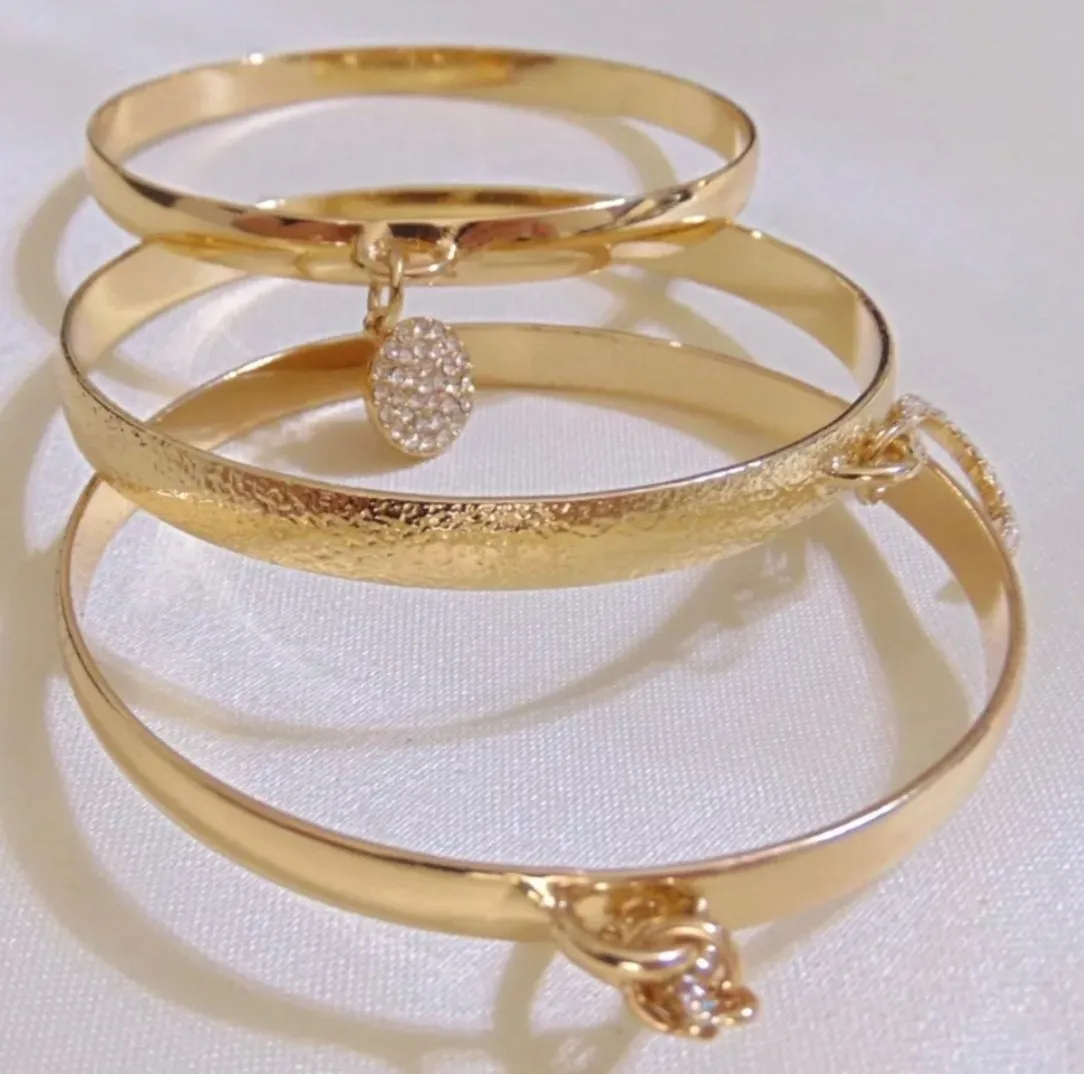 Bangle Set I.N.C. Gold Tone 3-Piece Wishbone