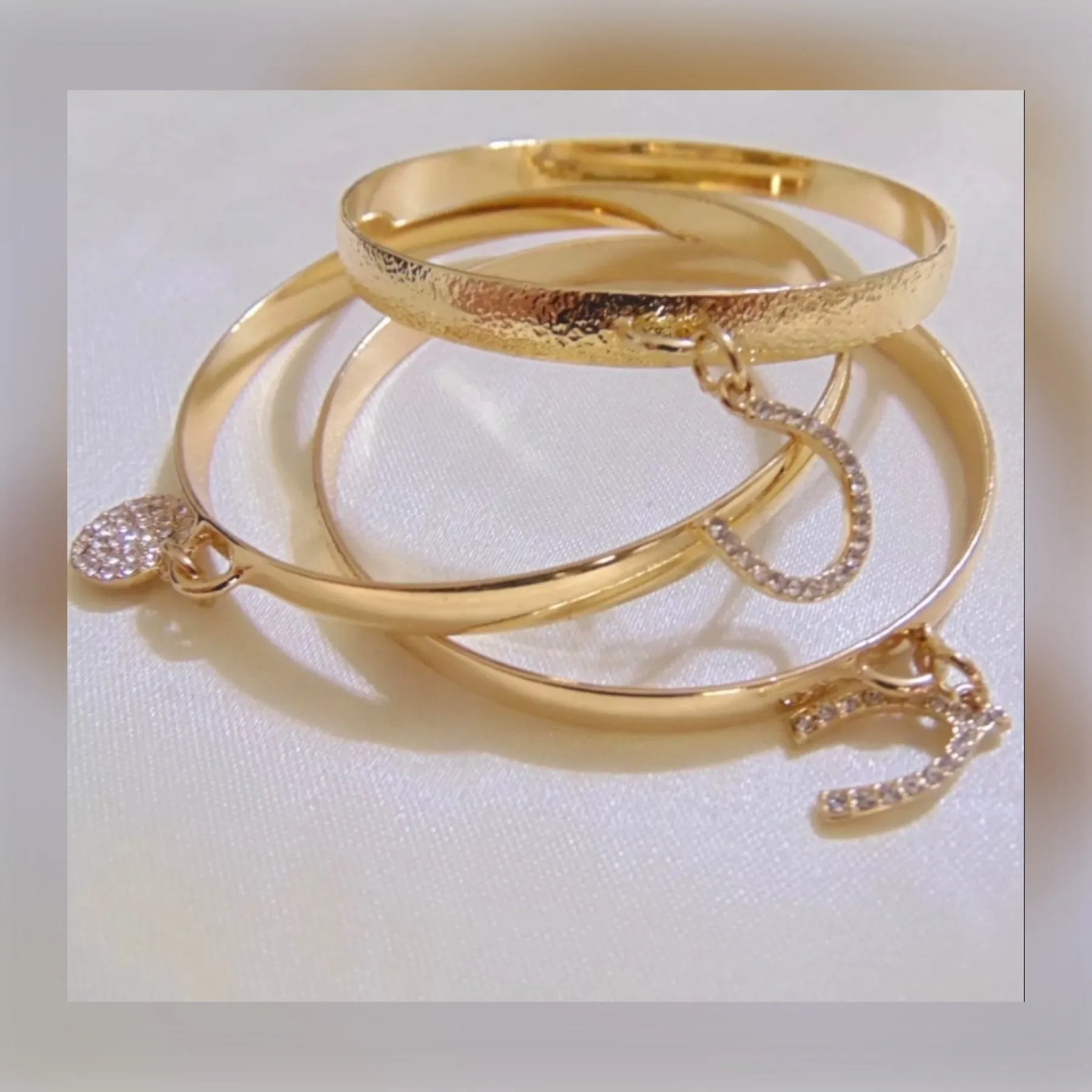 Bangle Set I.N.C. Gold Tone 3-Piece Wishbone