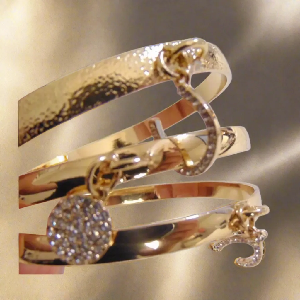 Bangle Set I.N.C. Gold Tone 3-Piece Wishbone