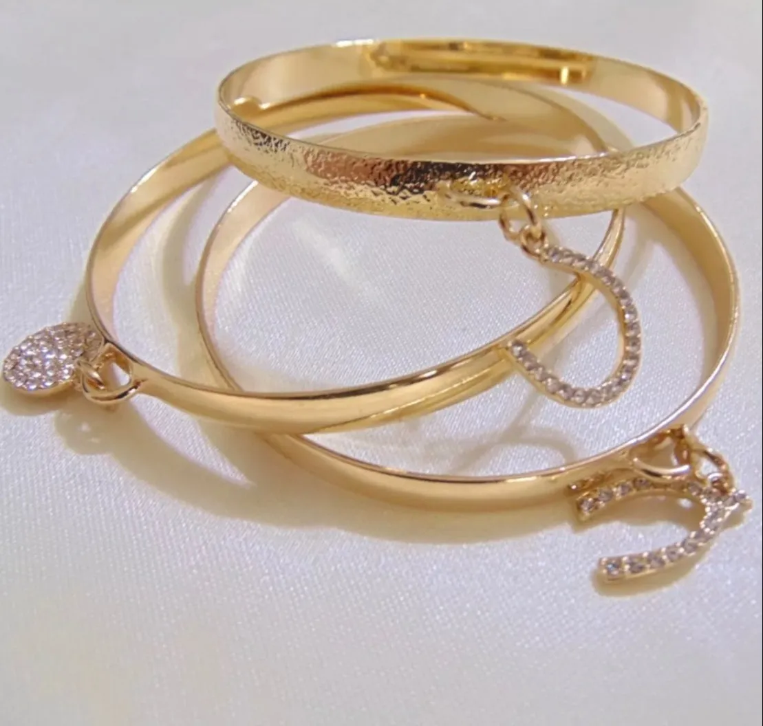 Bangle Set I.N.C. Gold Tone 3-Piece Wishbone