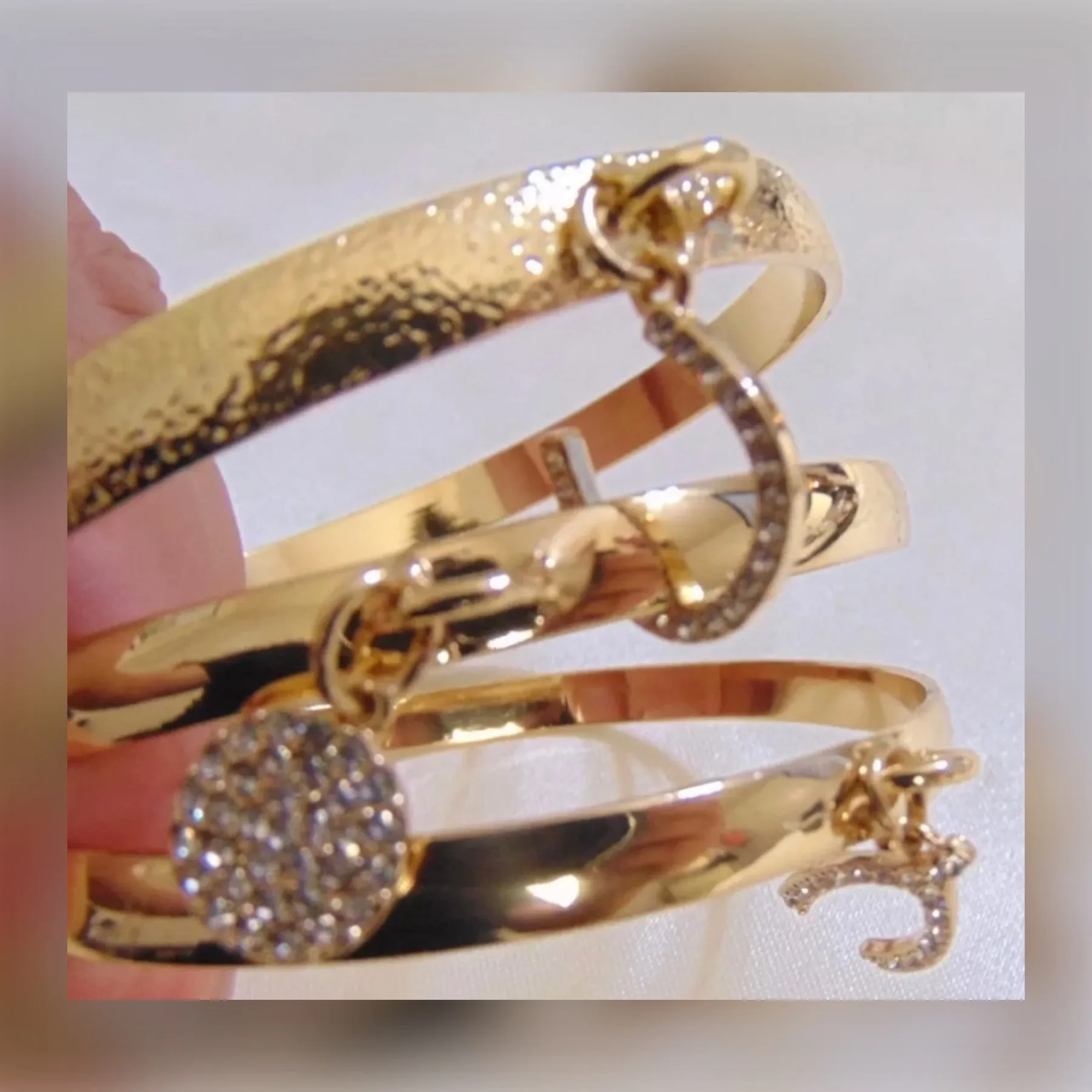 Bangle Set I.N.C. Gold Tone 3-Piece Wishbone