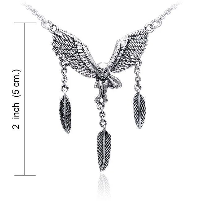 Barn Owl Necklace TNC072