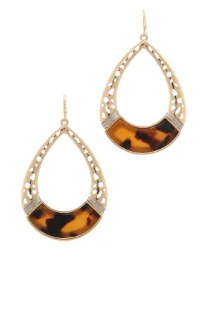 Be Adorned - Teardrop Earrings Topaz