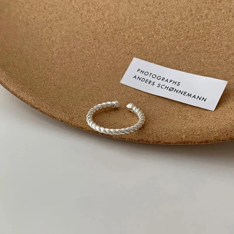 BF CLUB 925 Sterling Silver Cocktail Ring For Women