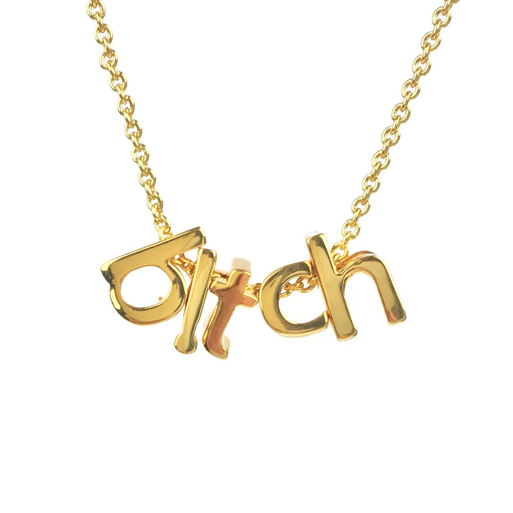 bfa 3D Letters - Friendship Necklace