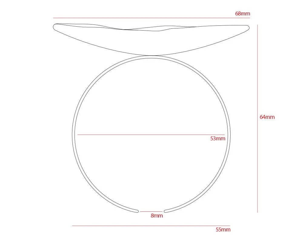Big Circle Cuff Brass