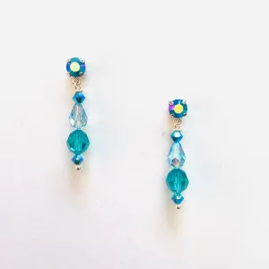 Blue Ocean Simple Drop Earrings
