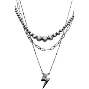 Bolt Western Navajo Pearl Clip Chain Necklace