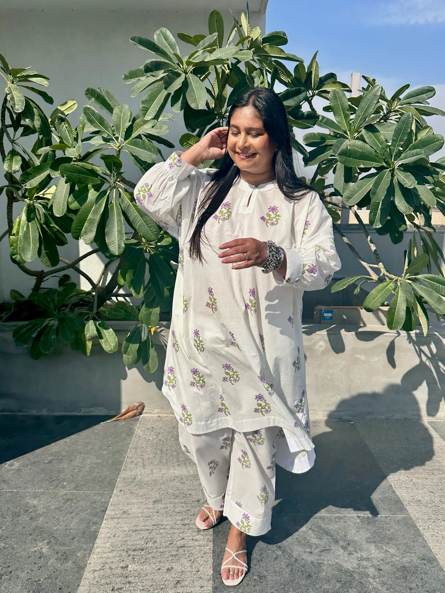 Boxy Jamuni Co-ord Set