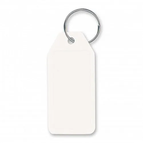 Budget Key Ring - Pack of 50 (White)