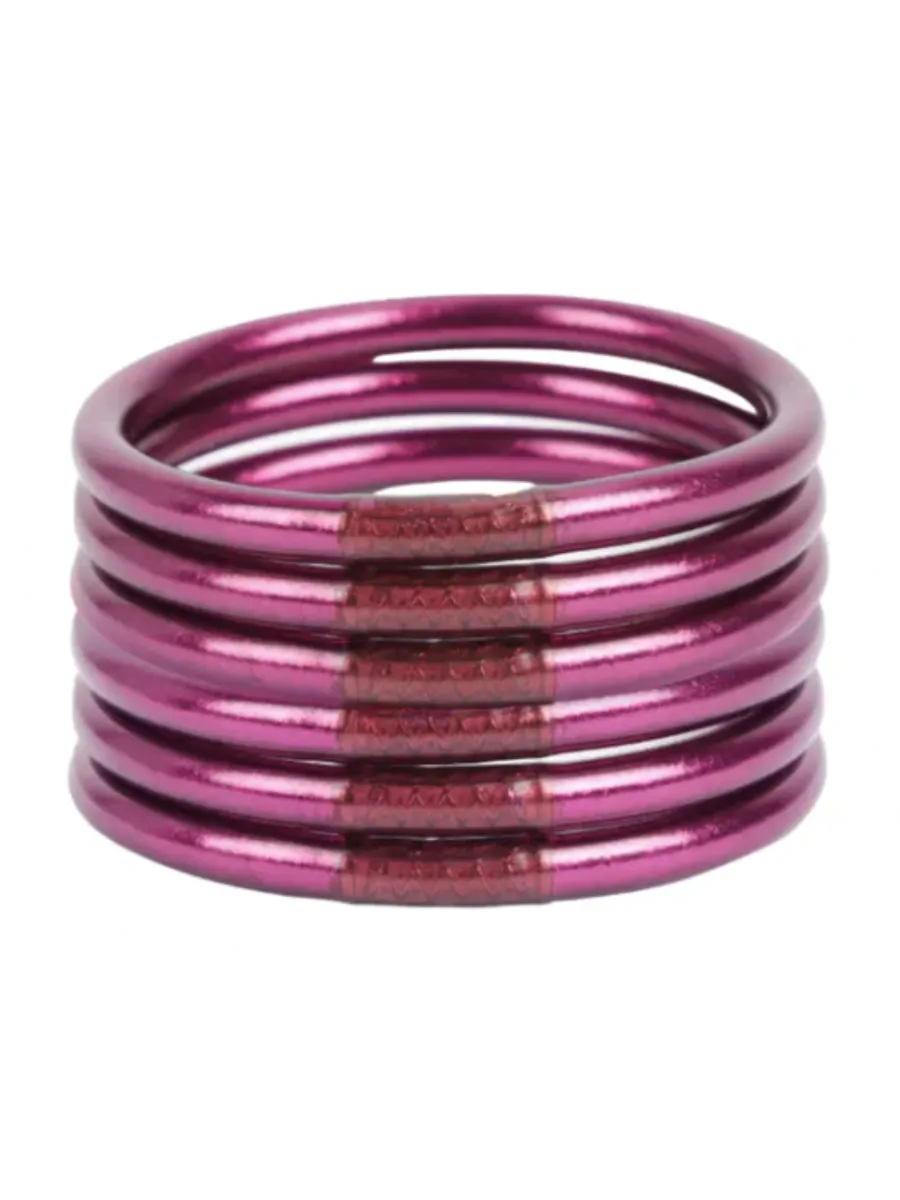 BuDhaGirl | All Weather Bangles - Amethyst
