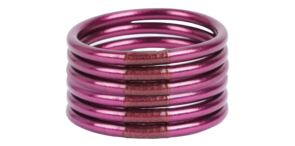 BuDhaGirl Amethyst All Weather Bangles®