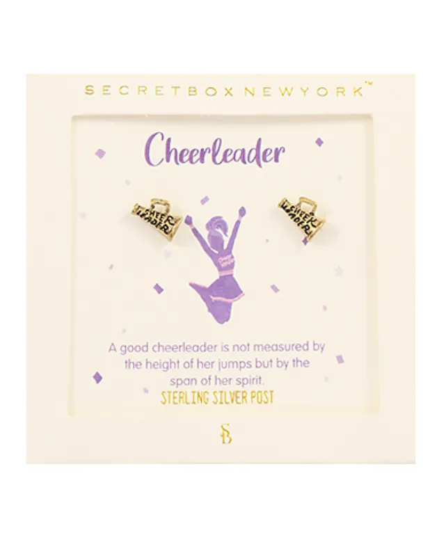 Cheerleader Megaphone Earrings