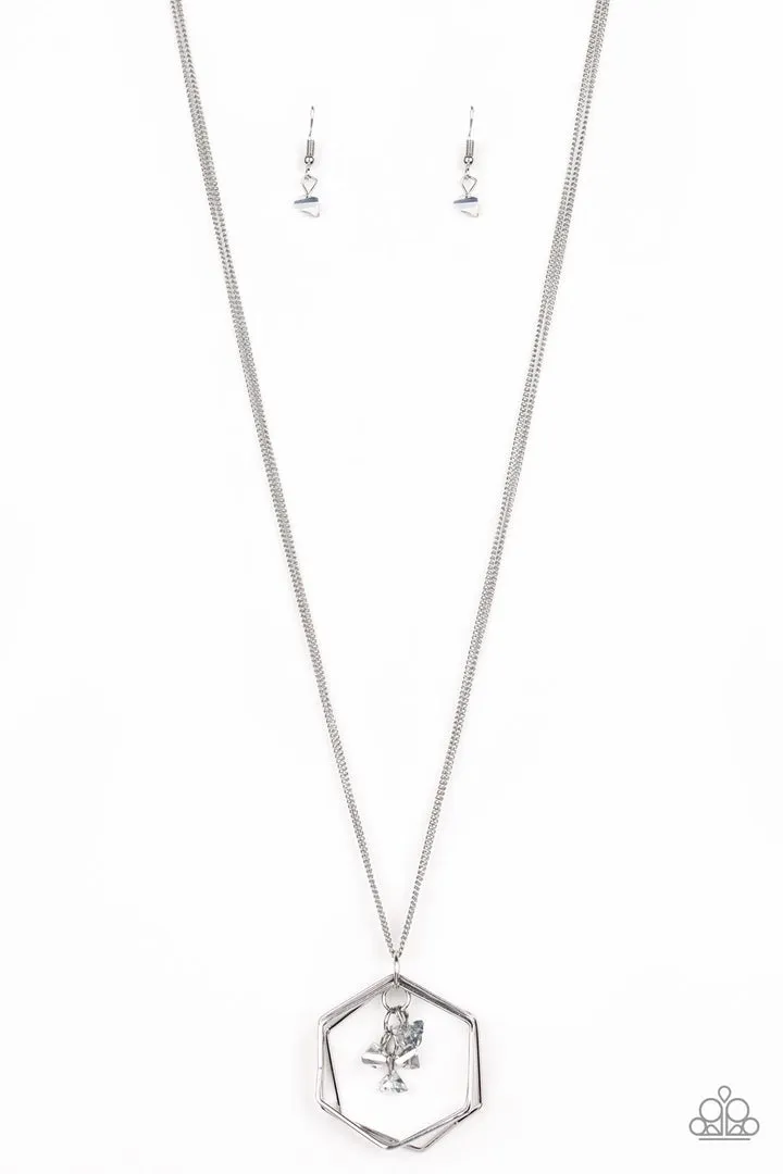 Chicly Geocentric - Silver Necklace