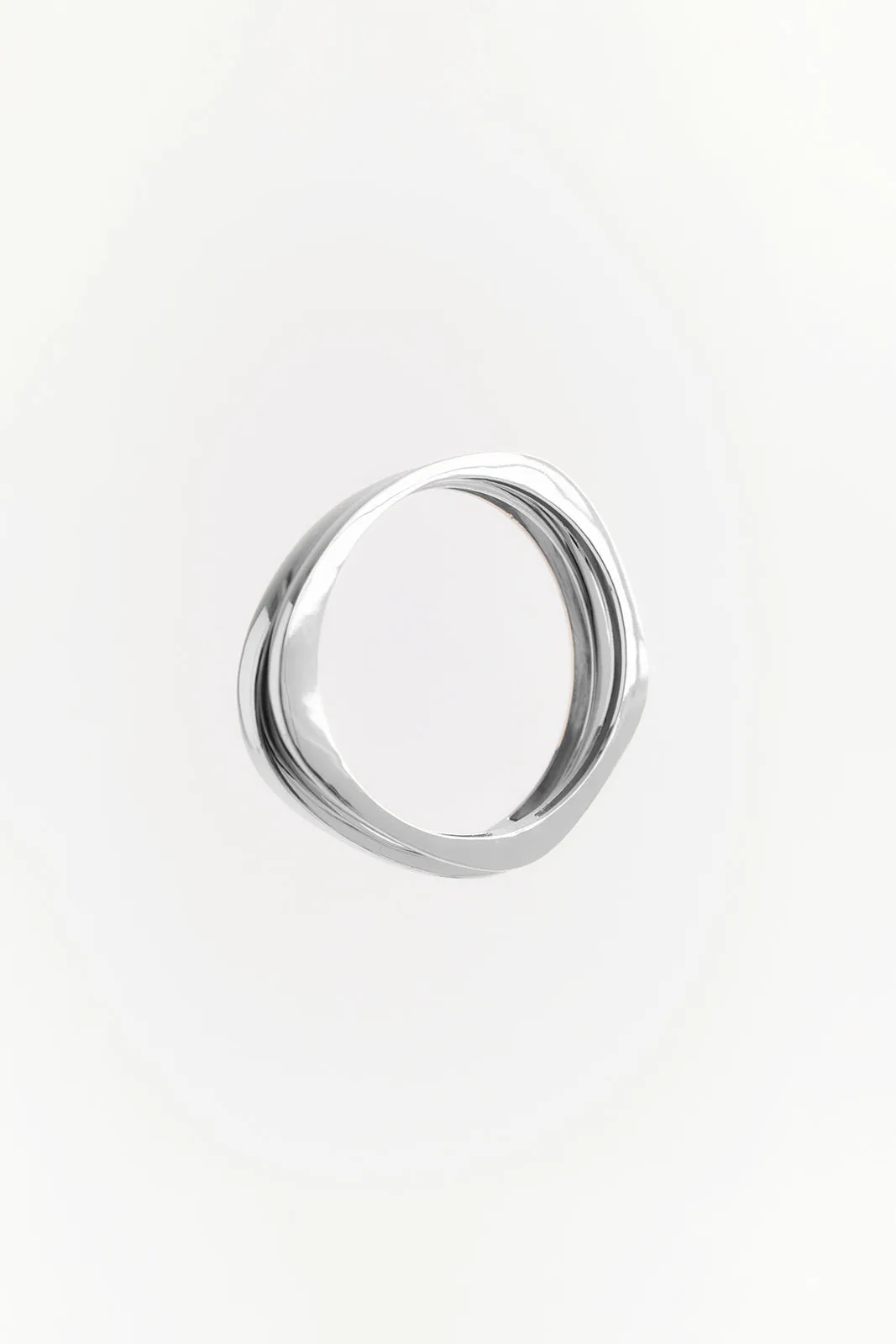 Chroma Bangle Stack Silver